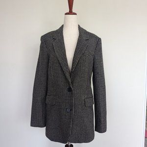 Zara Plaid Houndstooth Blazer XS - New With Tags